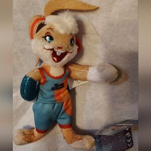 Space Jam: A New Legacy Lola Bunny Plush Keychain Tune Squad Clip-On 6" NWT